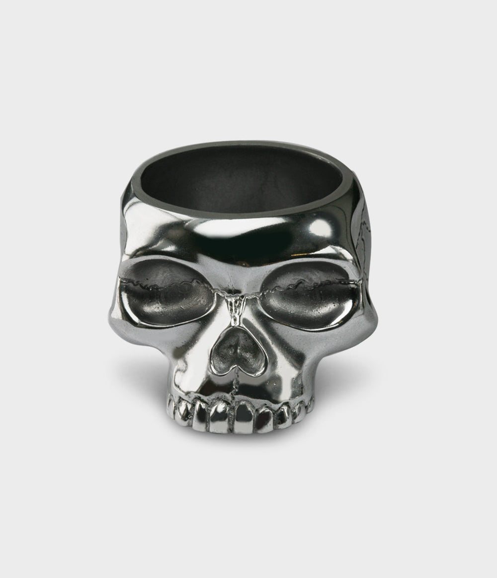 Gothic Skull Egg Cup / Aluminium