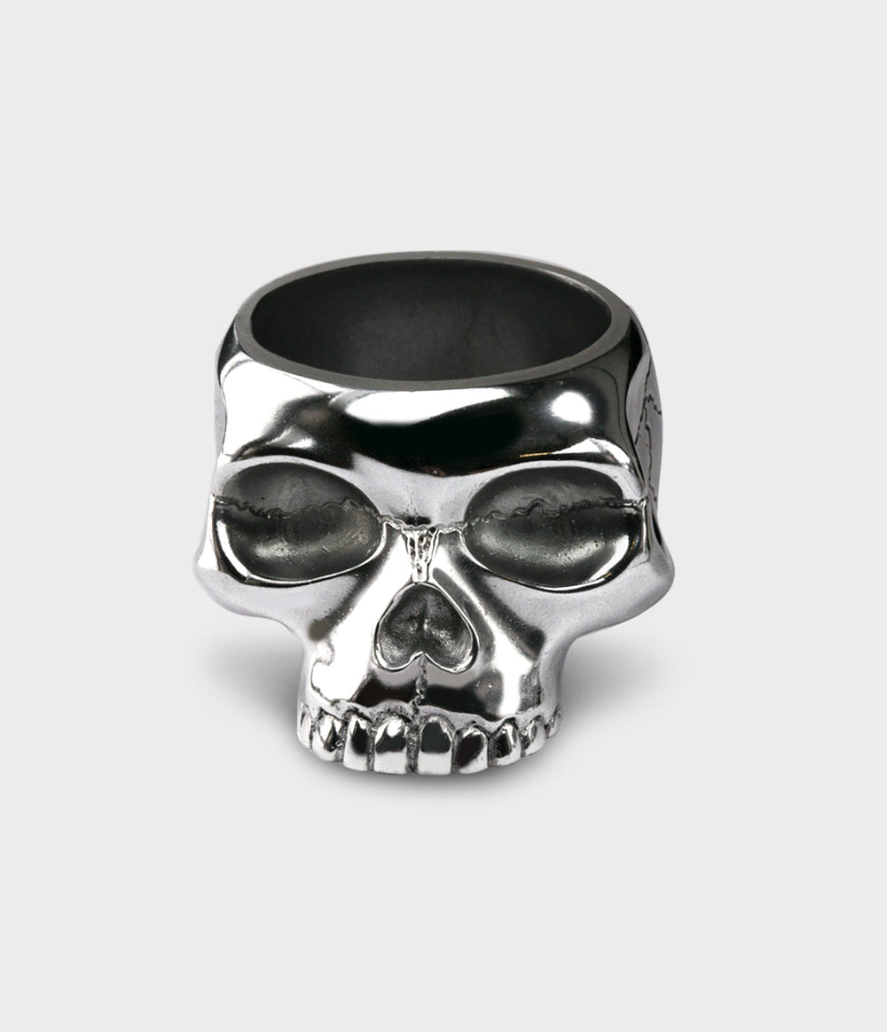 Gothic Skull Egg Cup / Sterling Silver