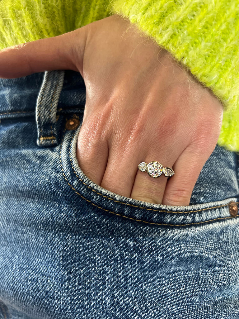 Angel Carat Three Stone Engagement Ring – Stephen Einhorn