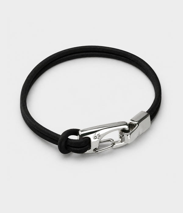 Double Leather Snap Bracelet