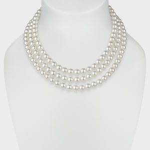 Magnolia Three Strand Necklace