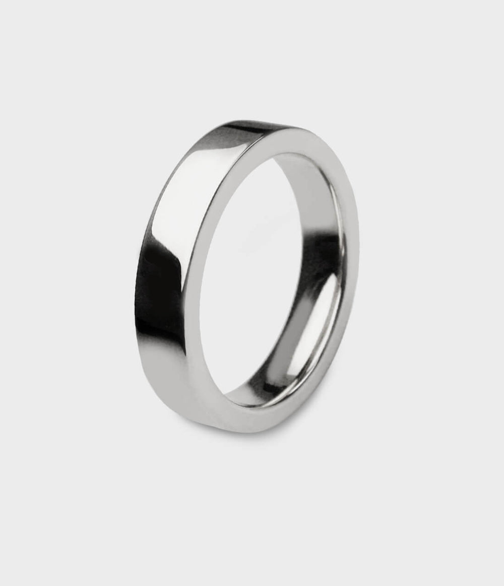 Times Square Slim Ring - Sterling Silver - L