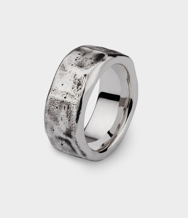 Beaten Wide Ring