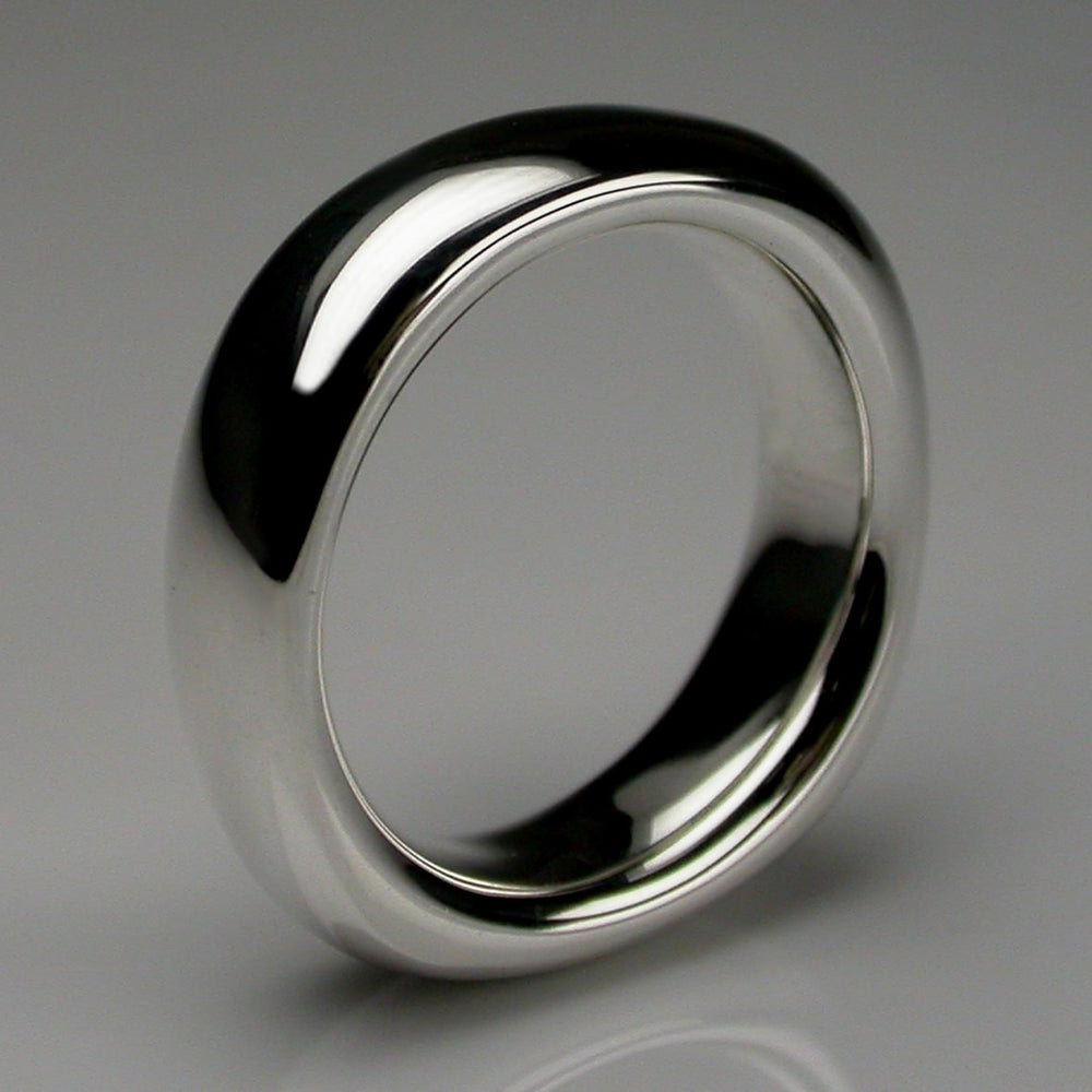Bond Slim Ring in Silver, Size L