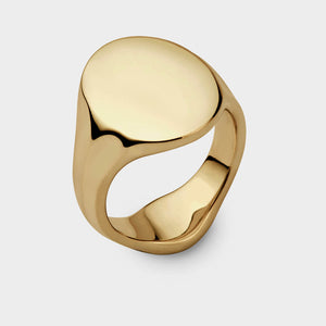 Oval Women's Signet Ring