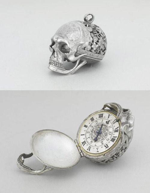 Designs We Love: 17th Century Jean Rousseau Skull Watch