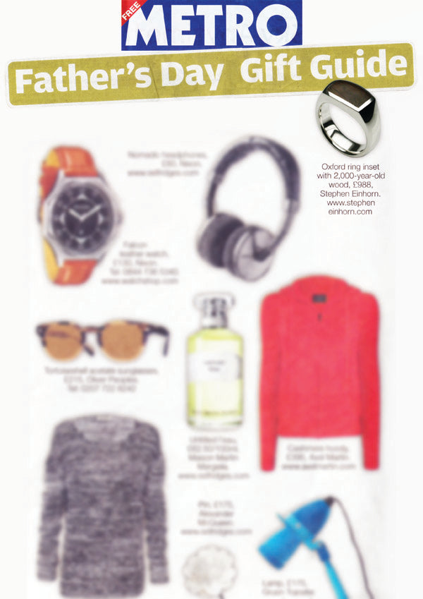 Stephen Einhorn Men’s Oxford Ring in The Metro Newspaper