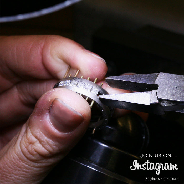 Behind The Scenes In Our London Jewellery Workshops: New Men’s Geo Diamond Eternity Ring