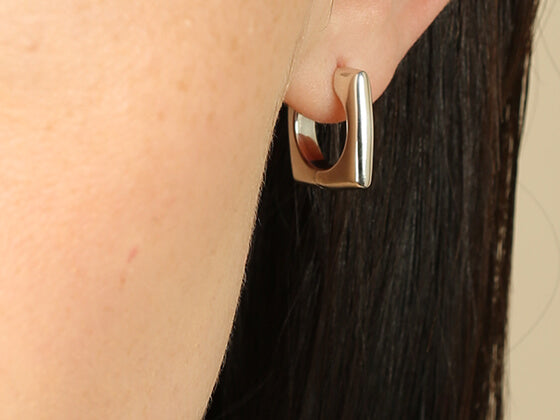 Silver earrings