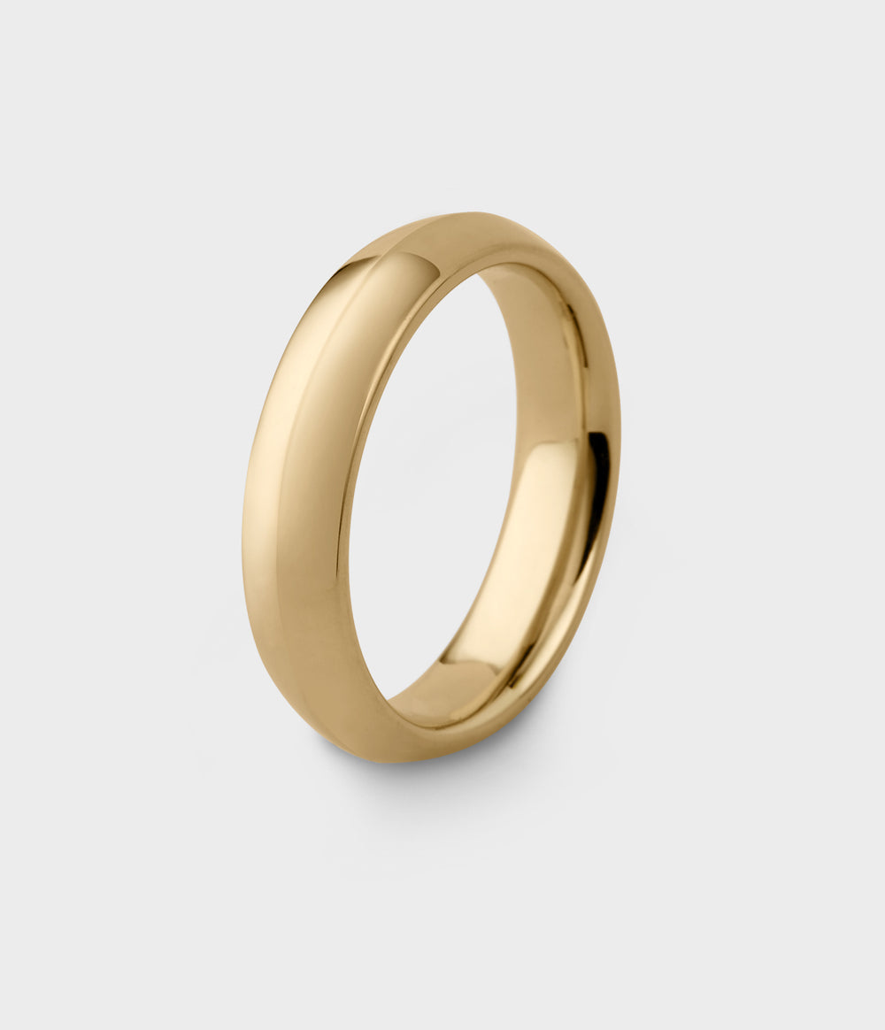 Angel Slim Wedding Ring in 9 Carat Yellow Gold