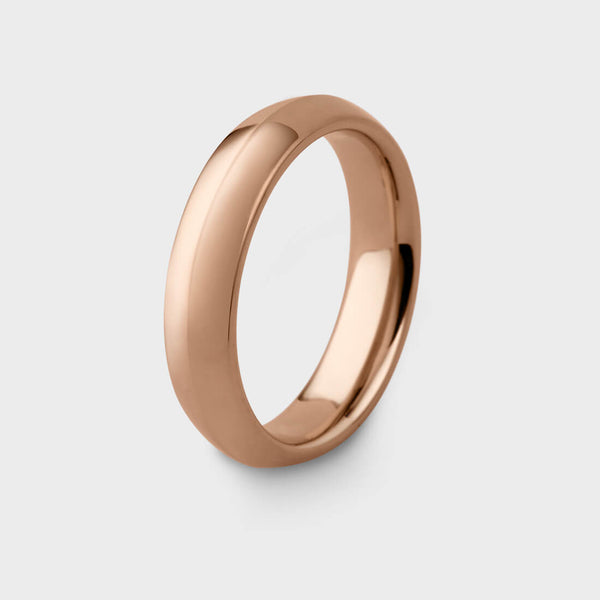 Angel Slim Wedding Ring in 9 Carat Rose Gold