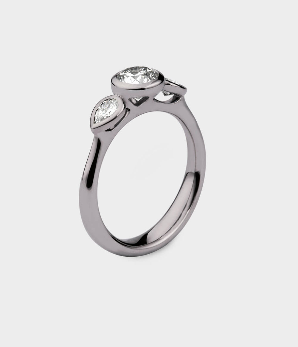 Angel 1/2ct Ring in Platinum, Size M