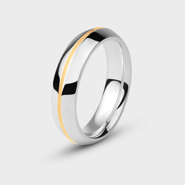 Golden Angel Ray Ring in Sterling Silver - Main View