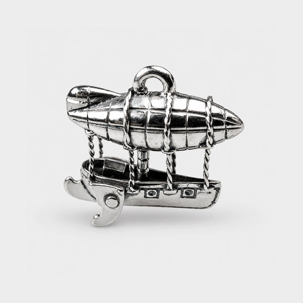 Bespoke Stardust Ship Charm Sterling Silver by Stephen Einhorn