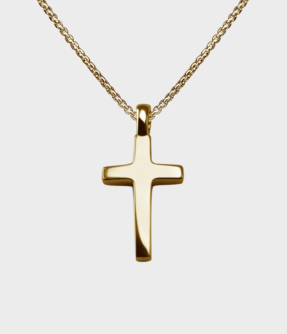 Cross Necklace / 9ct Yellow Gold