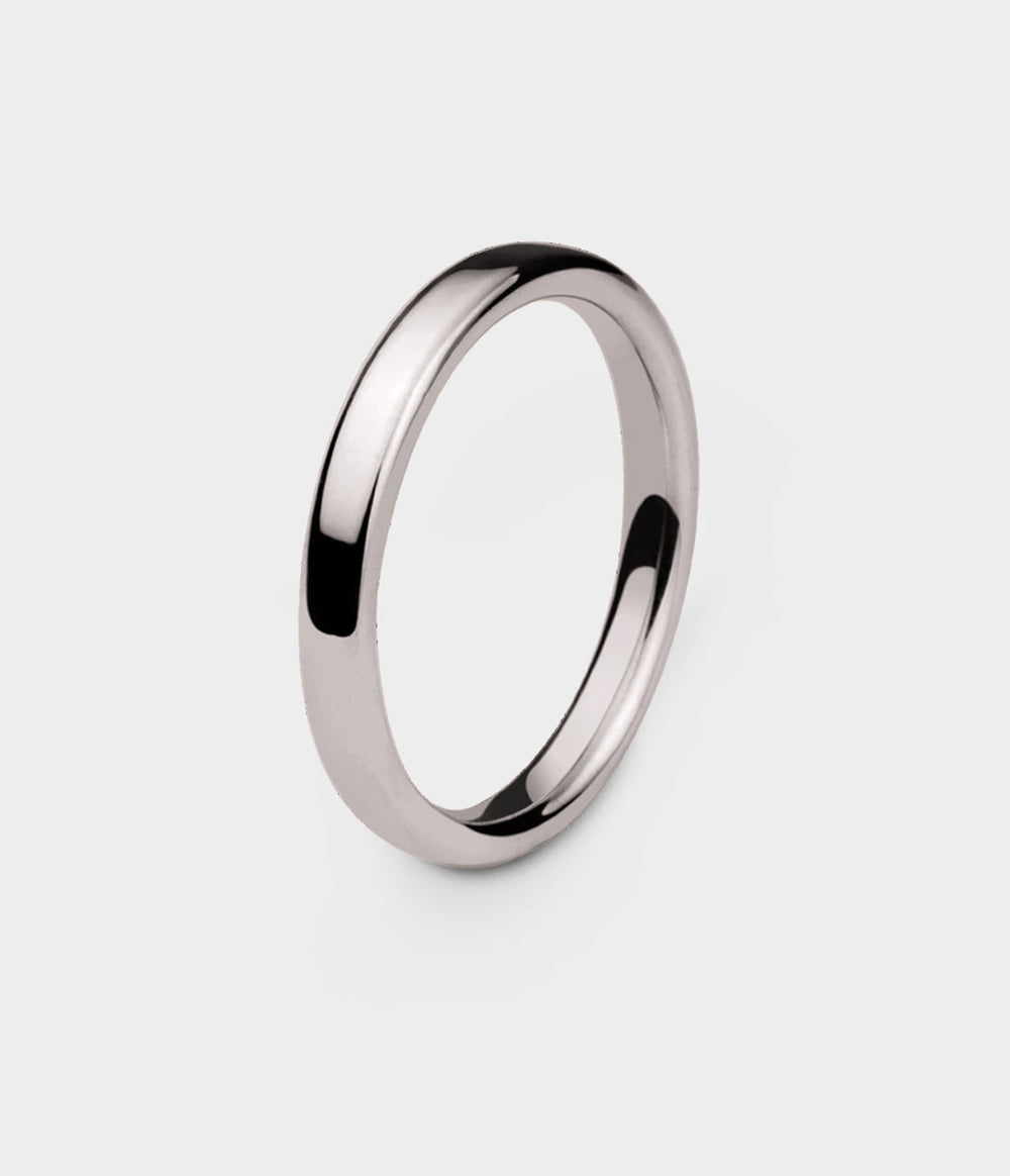 Ellipse Extra Slim Ring / Platinum / Size N