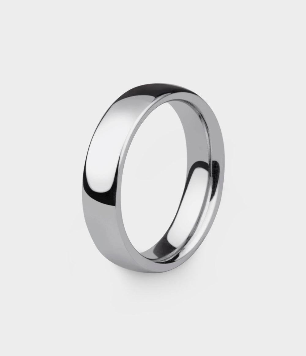 Ellipse Ring in Silver, Size S