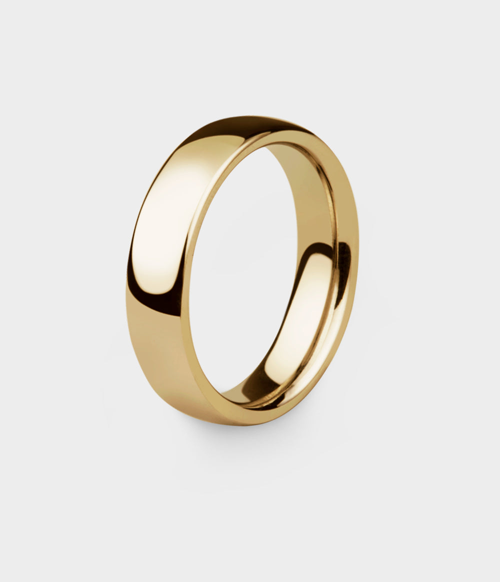 Ellipse Ring in 18 Carat Yellow Gold - Custom Option