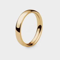 Ellipse Slim Ring in 18 Carat Yellow Gold - Custom Option