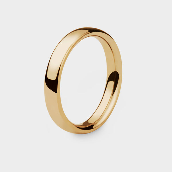 Ellipse Slim Ring in 18 Carat Yellow Gold - Custom Option