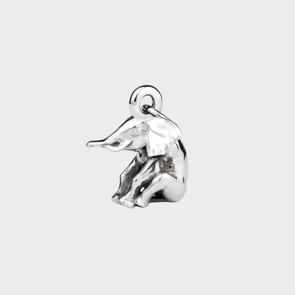 Elephant Charm / Silver - Main View
