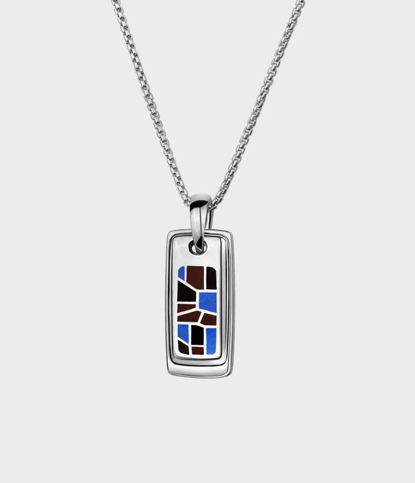 Enamel Mosaic Necklace