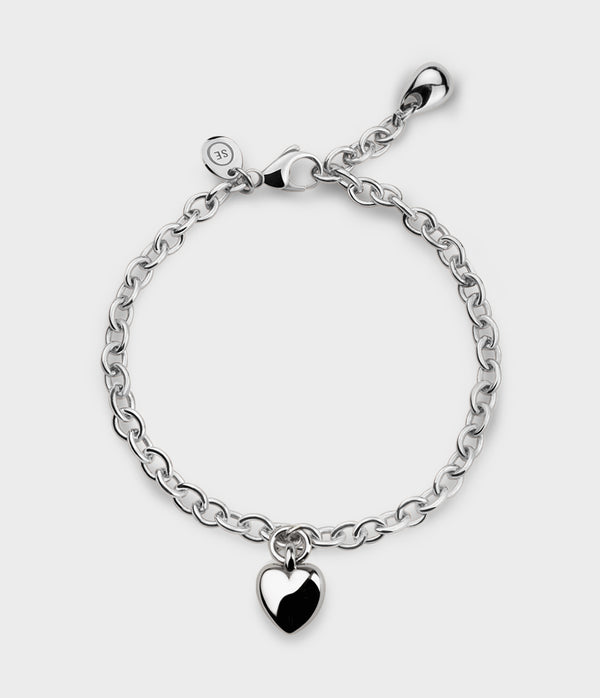 Heart Charm Bracelet