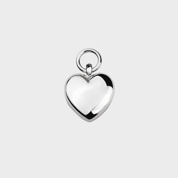 Heartful Charm in Sterling Silver - Main View