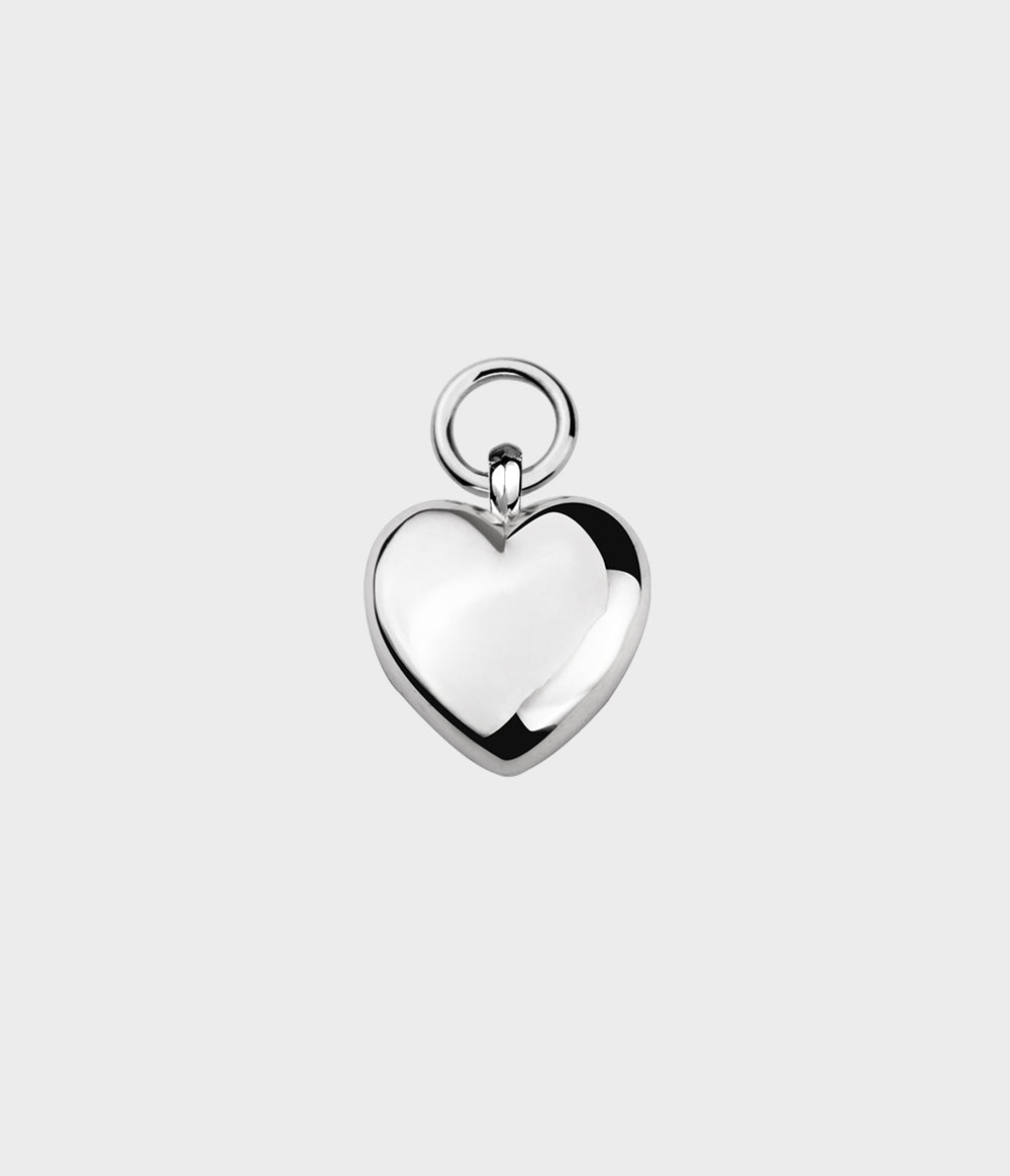 Heartful Charm / Sterling Silver