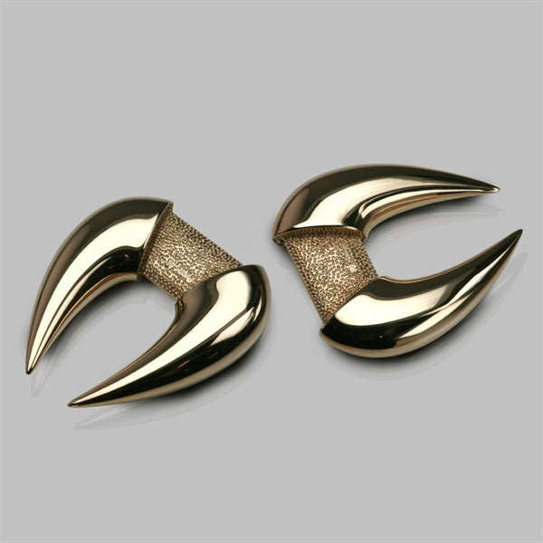 Fang Cufflinks in 18ct Vermeil Yellow Gold