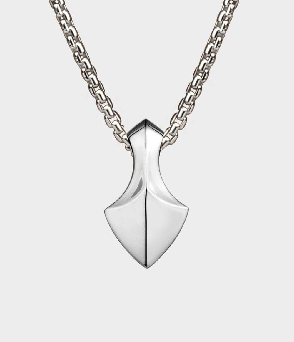 Large Arrowhead Necklace / Sterling Silver