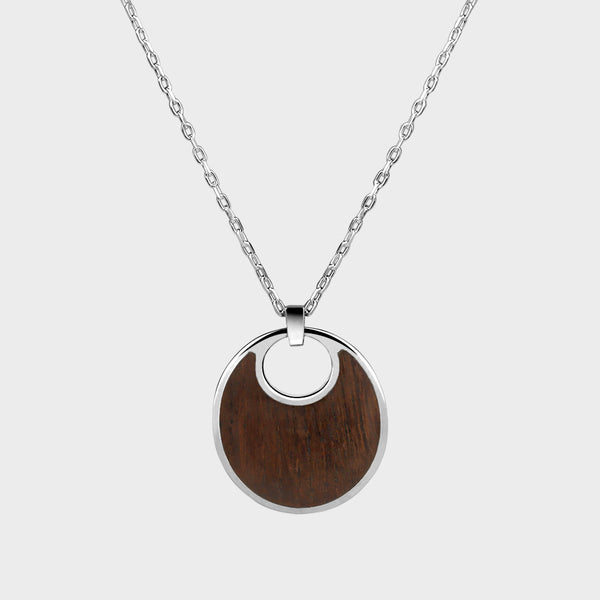 London Oak Luna Necklace in Sterling Silver - Main View