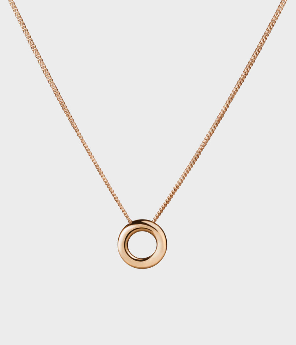 Mini Pop Necklace / 9 Carat Rose Gold