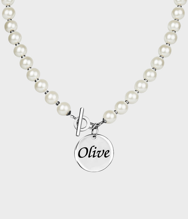 Pearl Dog Necklace