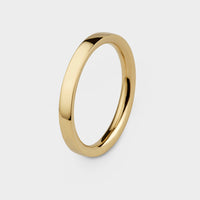 Radiant Light Wedding Ring in Platinum