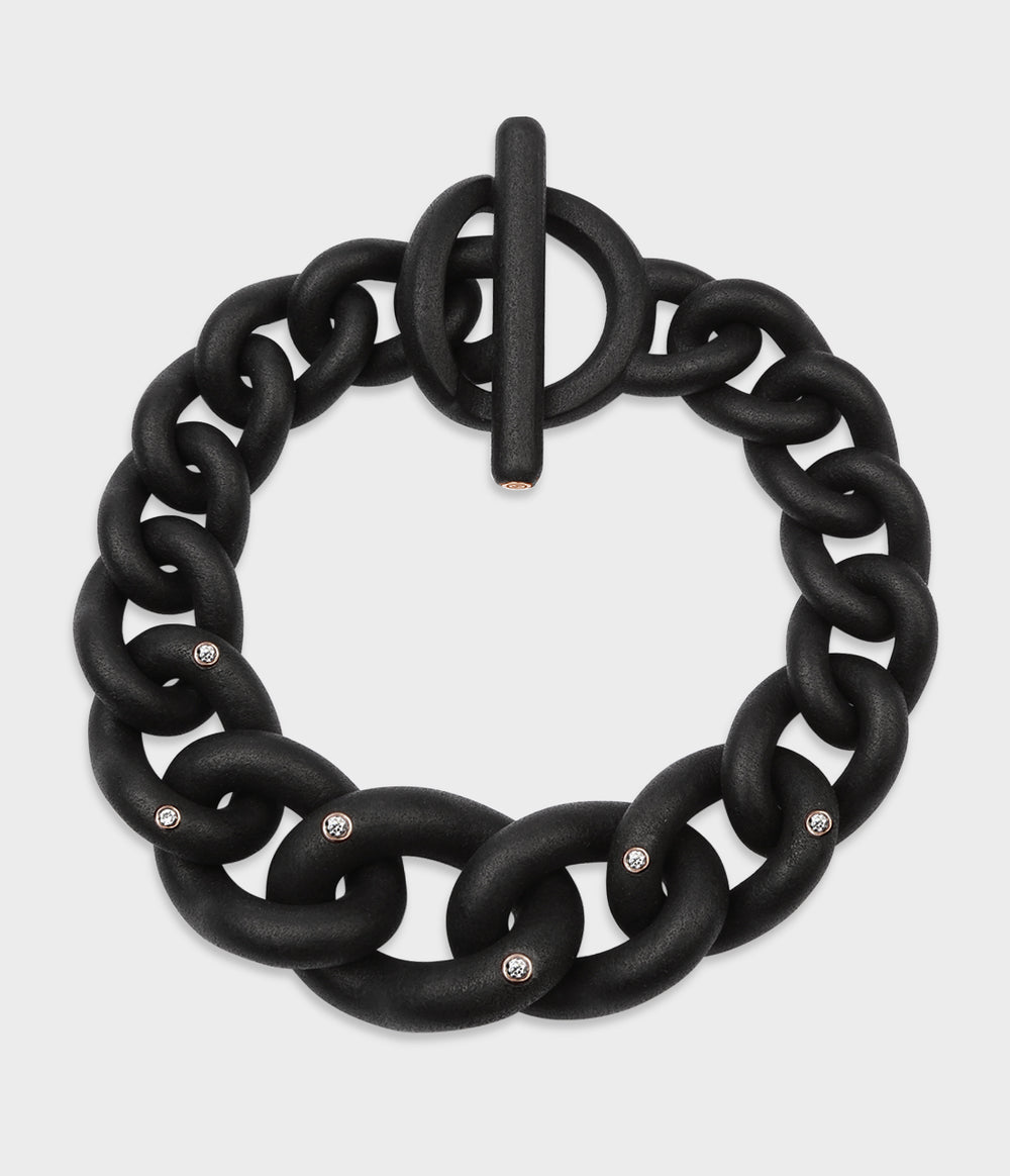 Diamond Raven Bracelet with 0.20ct Diamonds, size Medium