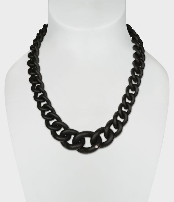 Diamond Raven Necklace