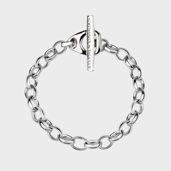Ringo Charm Bracelet in Sterling Silver - Main View