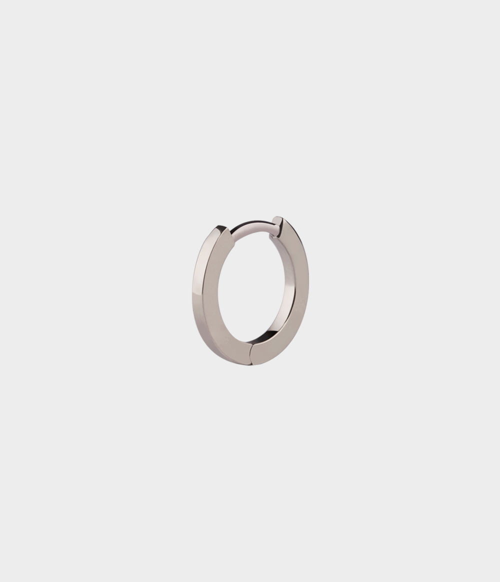 Mini Hoop Earring Small / 18ct White Gold