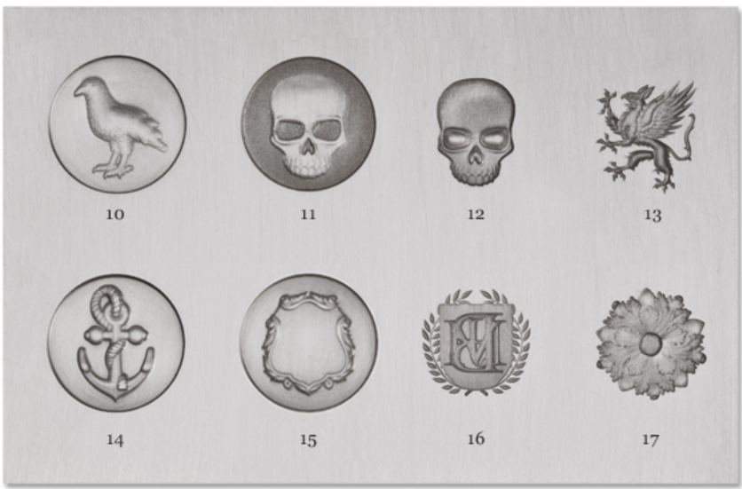Bespoke engraving - 3D Embossed Skull
