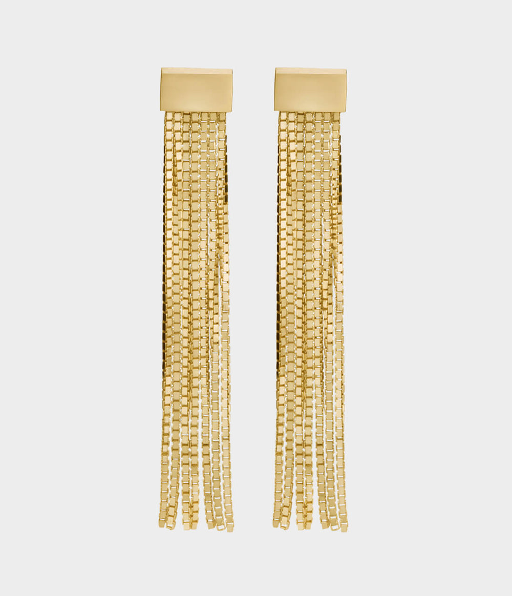 Shimmer Earrings / 9 Carat Yellow Gold