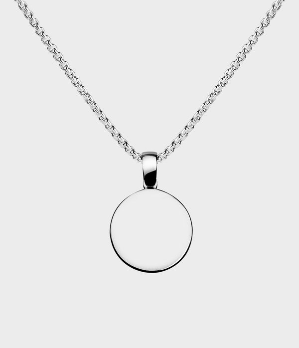 Silk Disc Necklace