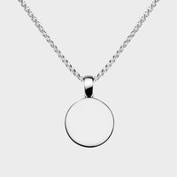 Silk Disc Necklace - Main View