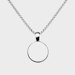 Silk Disc Necklace