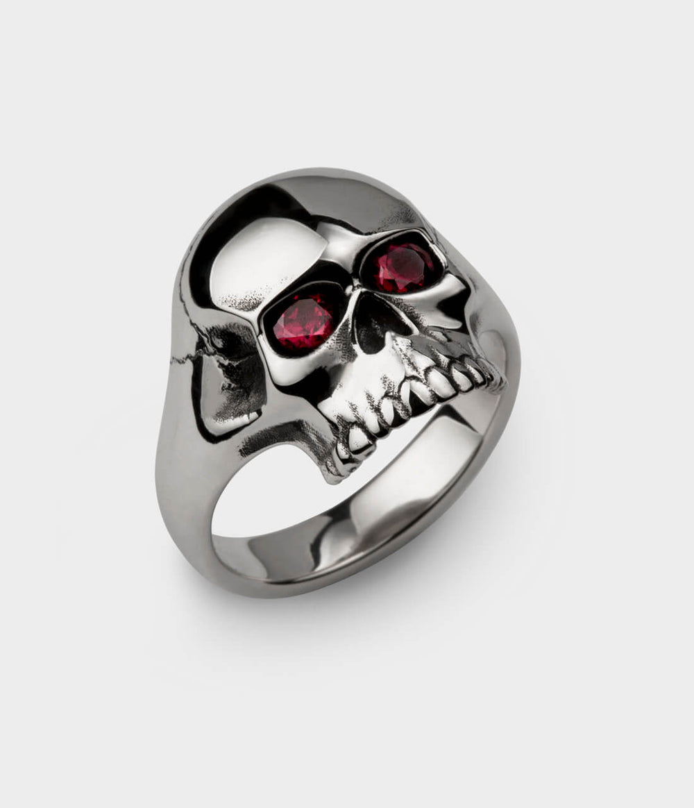 Skull Ring in Sterling Silver