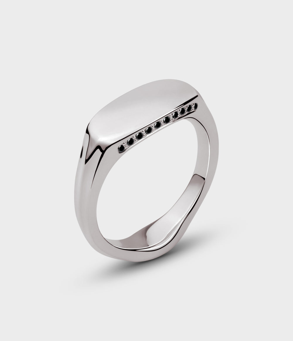 Slim Signet Ring - Main View