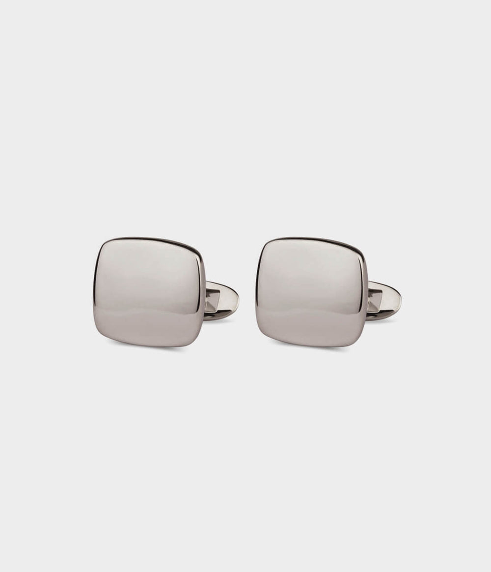 Soho Cufflinks in 14ct White Gold