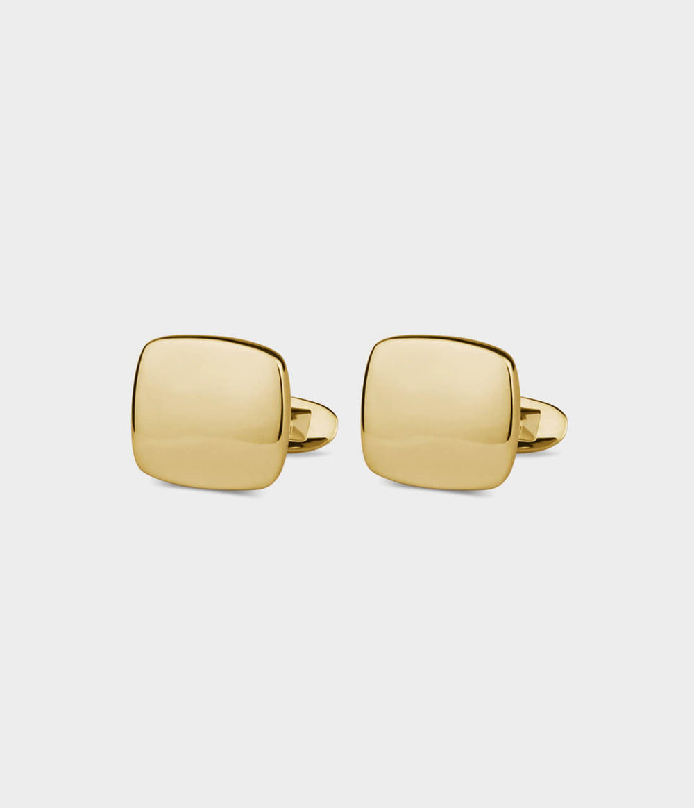 Soho Cufflinks / 9 Carat Yellow Gold / No Stones