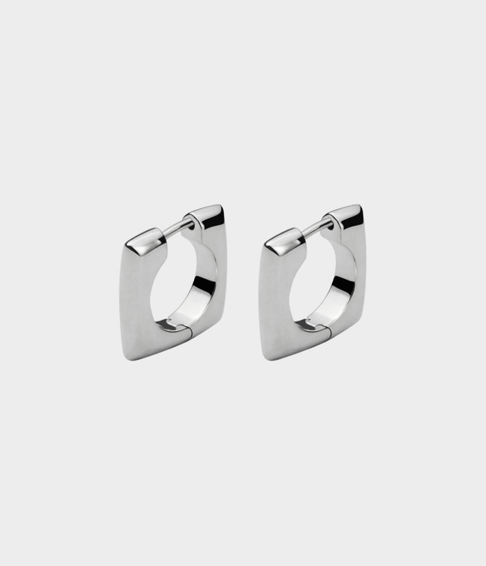 Soho Hoop Earrings / Silver