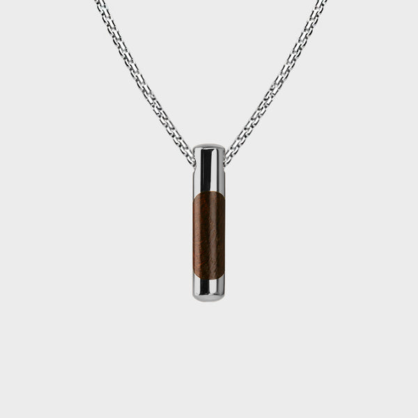 London Oak Fuse Necklace in Sterling Silver - Main View